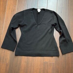 H&M Black V-Neck Sweater